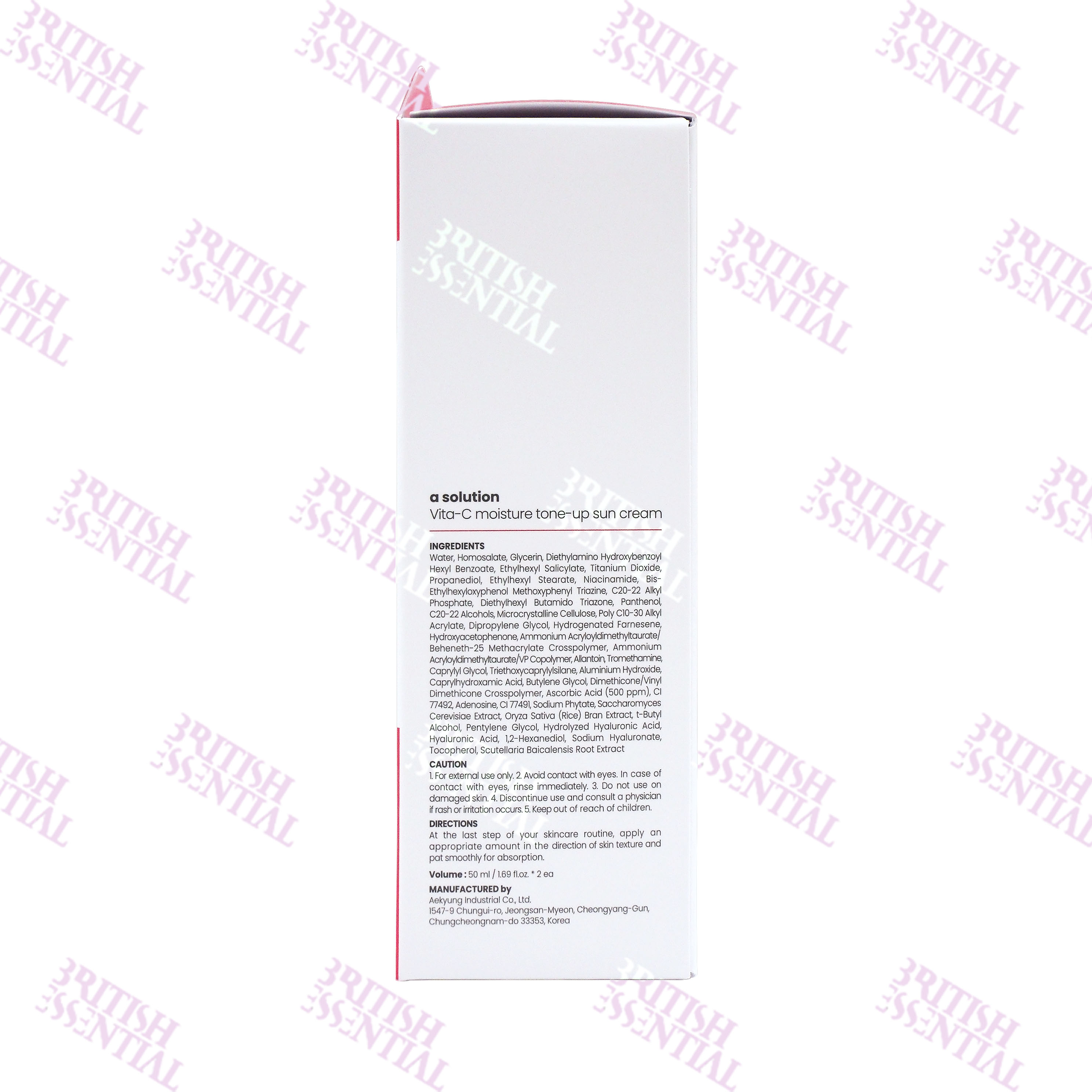 A-SOLUTION VITA-C MOISTURE TONE-UP SUN CREAM 50ml*2