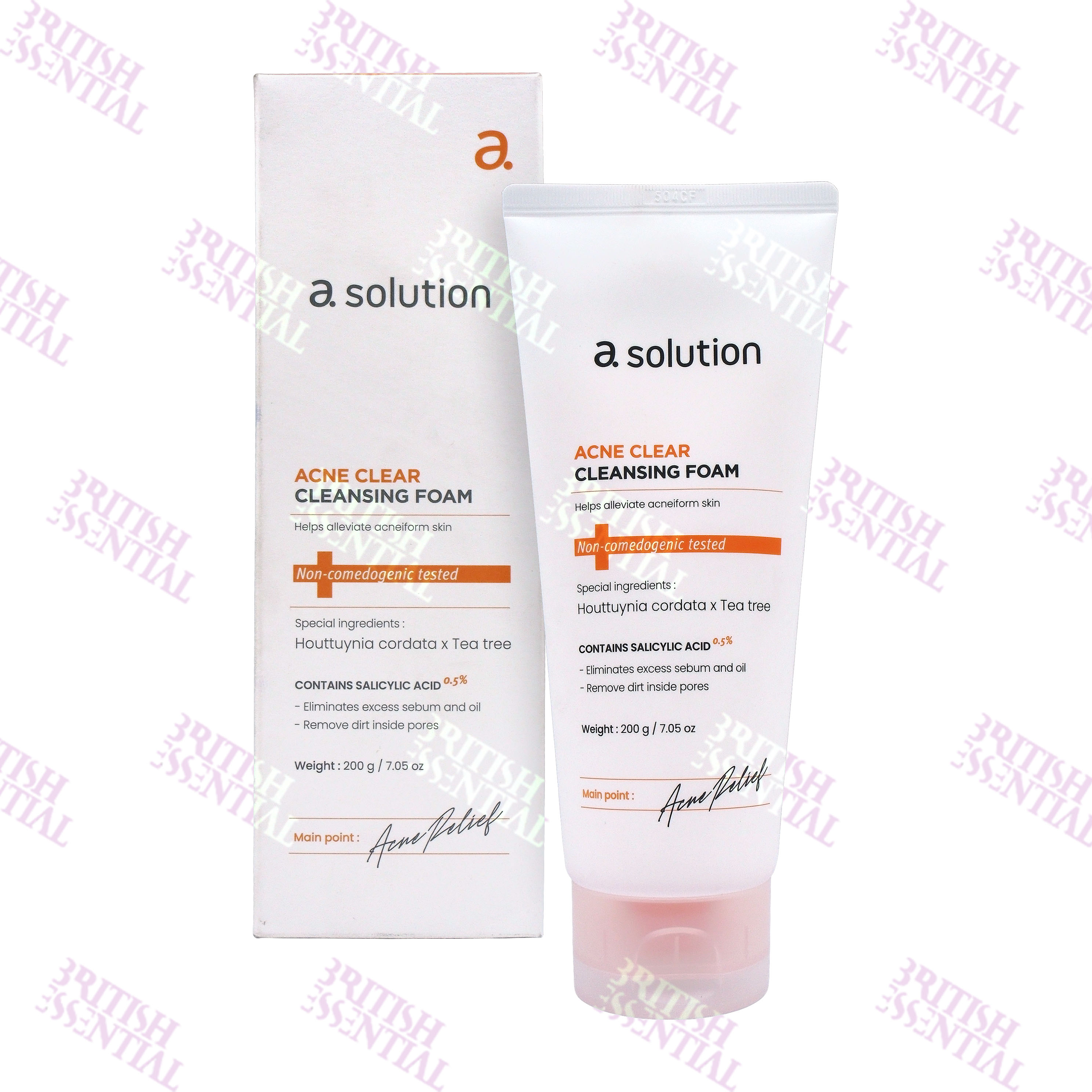 A-SOLUTION ACNE CLEAR GLEANSING FOAM 200g